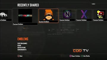 Stealing An Emblem (PS3/BO2) - From a friends WITHOUT a Screenshot (READ TXT TUTORIAL)