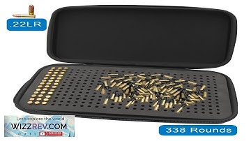 338 Rounds.22LR Bullet Box Ammo Storage Carry Case Ammunition Holder Cartridge