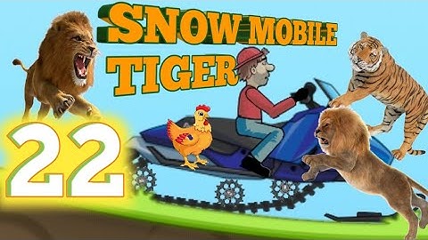 Hill Climb Racing - Gameplay Walkthrough Part- 22 Snow Mobile,