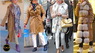 MILAN CHRISTMAS STREET FASHION🎄DECEMBER OUTFITS STREET STYLE DAY TO NIGHT INSPIRATIONS ( Ep.1 )