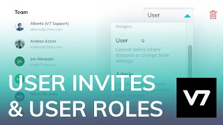 Invite Users, User Roles, Remove Users - V7 AI Academy