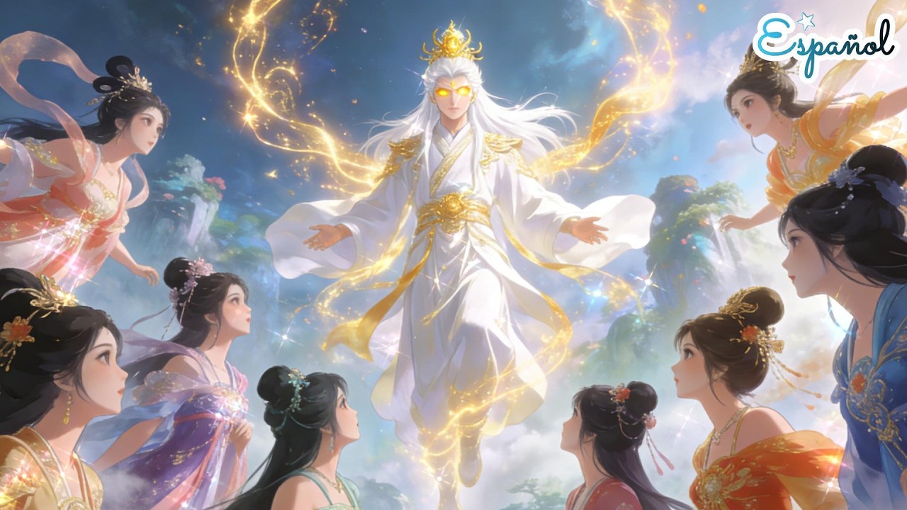 Las diez emperatrices se arrodillan para recibirlo, y al bajar de la montaña, es invencible.