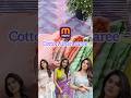 Meesho cotton saree 🎀#meesho #saree #cottonsaree #meeshohaul #shorts #ytshorts #riyasrealfinds