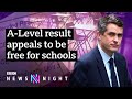 A-Level results row: What happens now? - BBC Newsnight