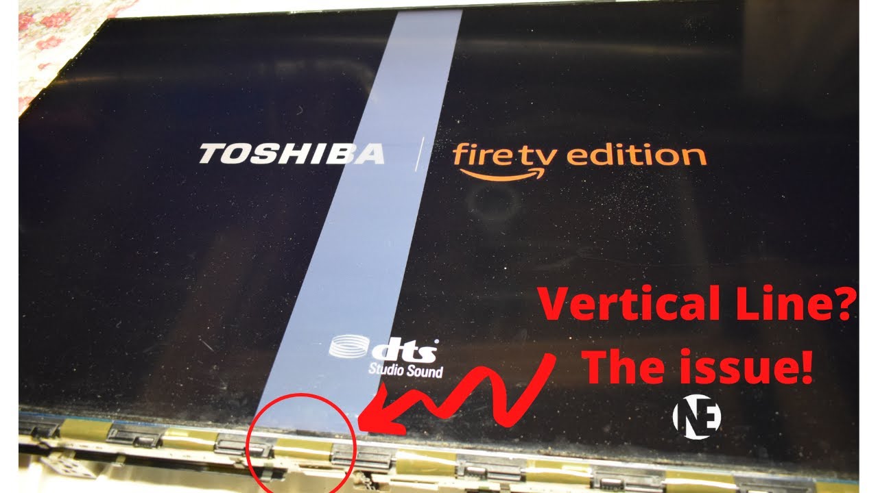 Toshiba vertical line on screen? (LCD panel Diagnostic /Repair/Prevention)  