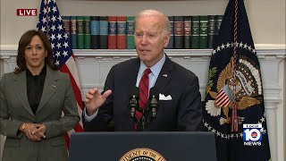 President Biden gives remarks on border security, enforcement after nationwide migrant surge