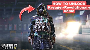 How To Unlock Free Kreuger-Revolutionary Camo Skin In Call Of Duty Mobile COD MOBILE