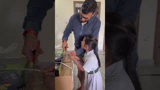 Mere papa ko meri bat man ni he padegi hai to mere papa… #viralshorts#papa#daughter#fyppppppp