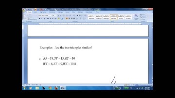 HGEO 7 5 Theorems for Similar Triangles