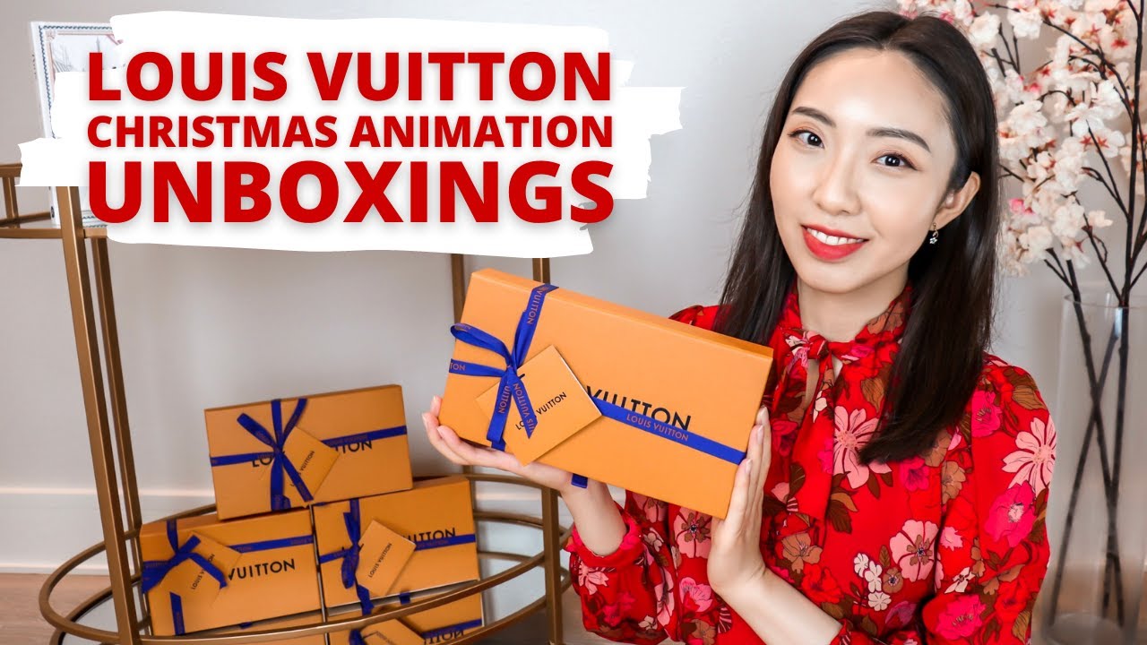 LOUIS VUITTON CHRISTMAS ANIMATION 2021 UNBOXING *4 ITEMS*