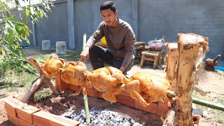 Unique way and ingredient to perfectly grill whole chicken - Grilled chicken recipe -Rural Lifestyle