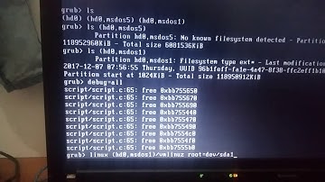 PROBLEM GRUB ON LINUX UBUNTU!!!!!!!!!!