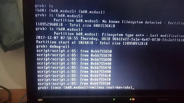 PROBLEM GRUB ON LINUX UBUNTU!!!!!!!!!!