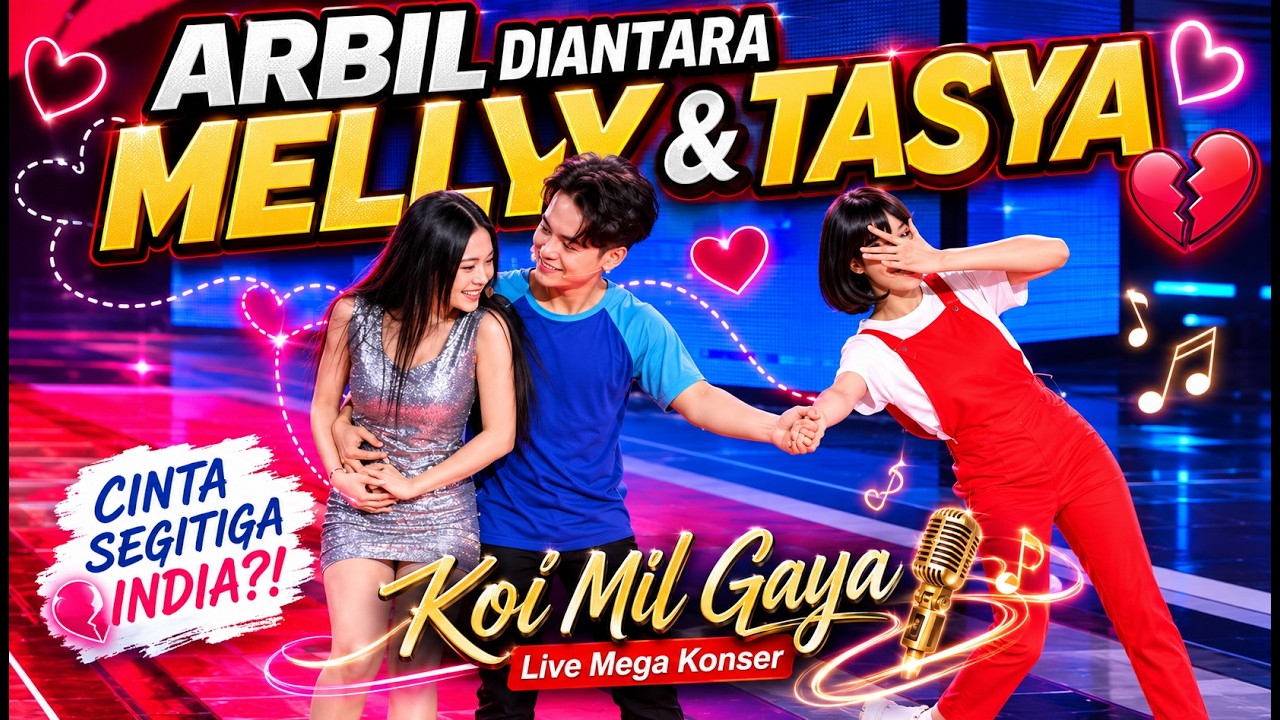 SO SWEET! Melly Lee x Arbil x Tasya DA7 - Koi Mil Gaya (Live Mega Konser)