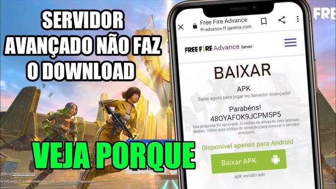 COMO ENTRAR NO SERVIDOR AVANÇADO PASSO A PASSO!! COMO BAIXAR E INSTALAR APK  VERSÃO 66.23.0_0106_BR!! 