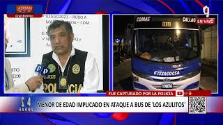 Cae Menor De Edad Implicado En Ataque A Bus De Los Azulitos
