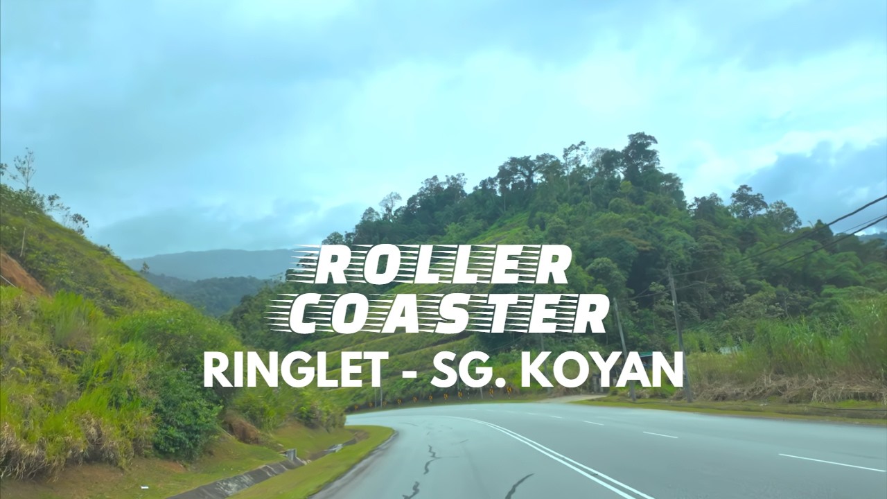 Roller Coaster Feeling 🎢 | Ringlet to Sungai Koyan | Rainy Drive | Cameron Highlands | Pahang