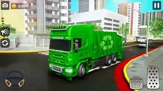 City Garbage Truck Driving Simulator | Mobile Gameplay | Android/iOS screenshot 2