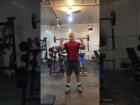 ضغط حدید امامي واقف وسط