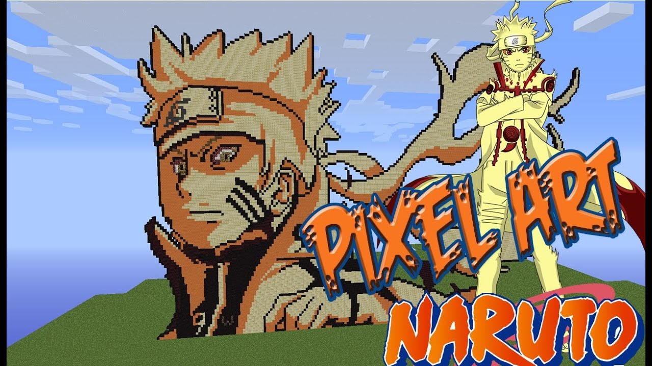 Minecraft Pixel Art Naruto Shippuden YouTube