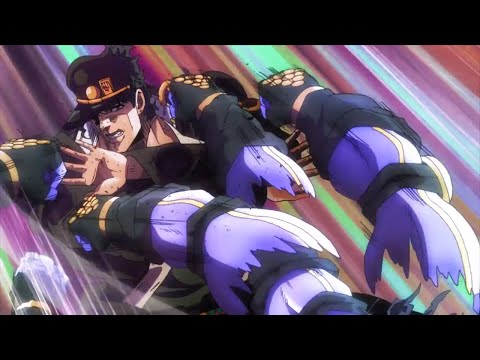 No primeiro episódio da terceira parte de Jojo o Star Platinum levava  várias coisas até o jotaro que estava na prisão mas como isso é possível se  o alcance do Star Platinum