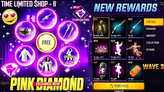 RAMSAN SPECIAL PINK DIAMOND STORE|PINK DIAMOND EVENT FREE FIRE|FREE FIRE NEW EVENT| GARENA FREE FIRE