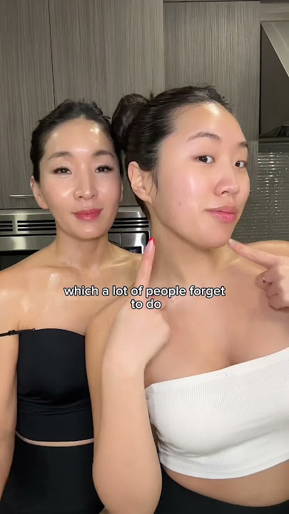 Here is my 51 year old mom and I’s guasha routine🫶 #guasha #facial #massage