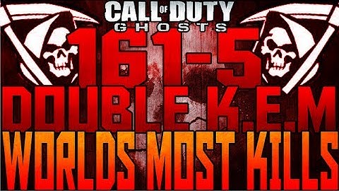 COD Ghosts: 161-5 "Double KEM Strike" :: "Most Kills In COD Ghosts" :: Strikezone Blitz Spawn Trap