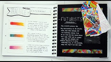 Level 9 Art GCSE Coursework unit "Natural Forms Decoration"