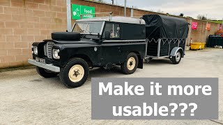 Land Rover Series 3  Modifications to Make it More Usable