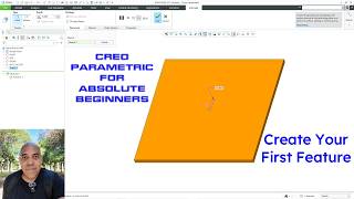 Create Your First Feature - Creo Parametric for Absolute Beginners
