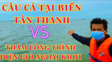 Câu cá biển Tân Thành và thăm công trình điện gió tại biển Tiền Giang