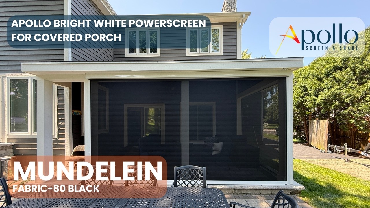 Apollo Outdoor Shades Installation