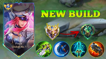 NEW BROKEN DAMAGE FOR FREYA IS HERE!!! ( MUST TRY ) FREYA BEST BUILD 2024 - MLBB
