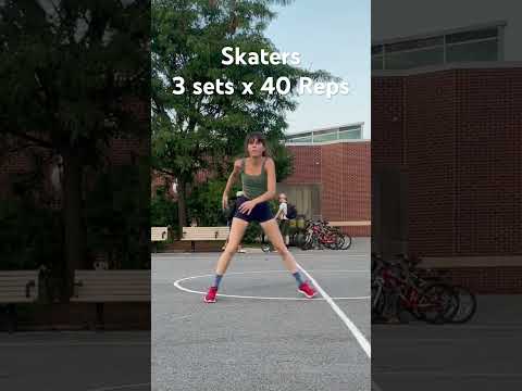Skaters - 3 sets of 40 Reps