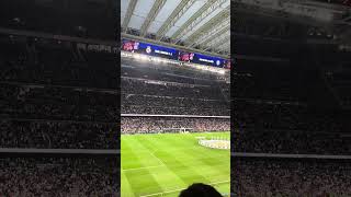 Himno Real Madrid en el Santiago Bernabeu