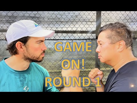 GAME ON! - Round 1 of Singles matches against my instructor, Riley Stockwell
