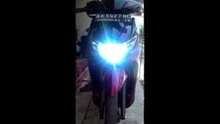 Mio Soul Gt Modif Lampu Hid Xenon Youtube