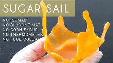 SUGAR SAIL // CAKE TOPPER
