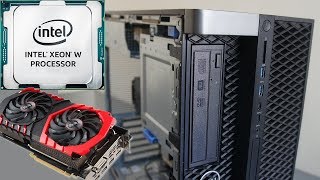 DELL T5820 W-2145 GTX 1080Ti Workstation Review and Benchmark tests