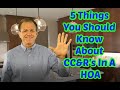 5 Things You Should Know About CC&Rs In a HOA