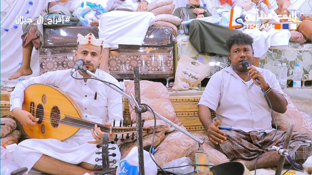 ضناني الشوق دويتو | محفوظ البحري - باسم عوض | افراح ال جيلان - الضحي | لايف ستريم للانتاج التلفزيوني