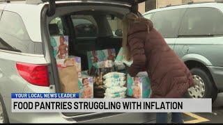 Food pantries struggling with inflation