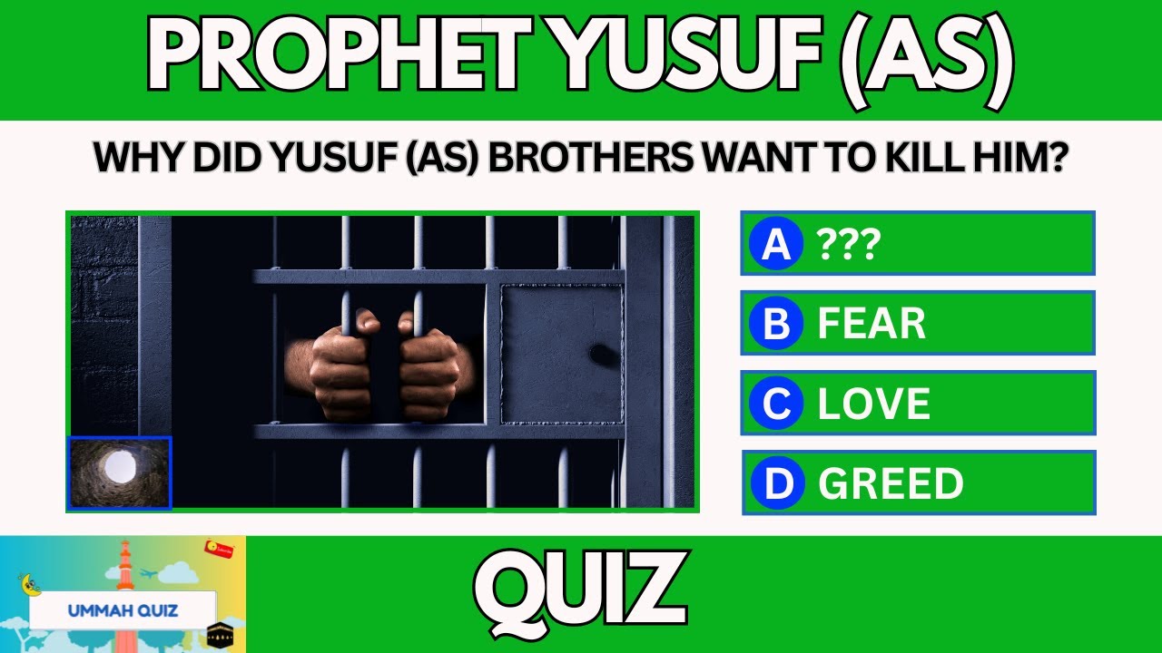 The Epic Tale of Prophet Yusuf AS - 🌜Ummah Quiz 🕋