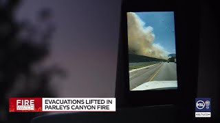 Evacuation Orders Lifted As Crews Make Progress On Parleys Canyon Fire