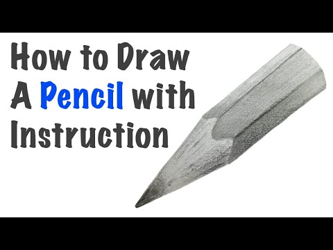 How to Draw a Pencil | easy drawing tutorial - YouTube