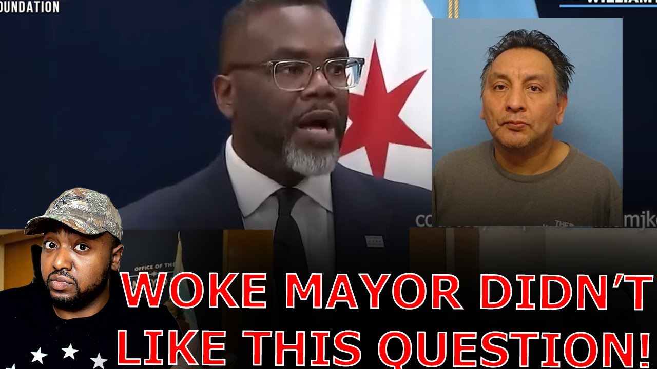 WOKE Chicago Mayor Brandon Johnson TRIGGERED After Confronted On Illegal Immigrant Hiding Dead Woman