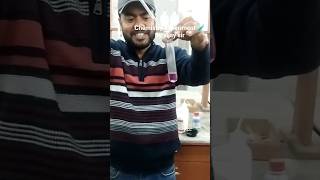chemistry experiment 🧪 by vijay sir bkpi college Sitamarhi #college #minivlog