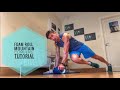 Foam roll mountain climbers tutorial