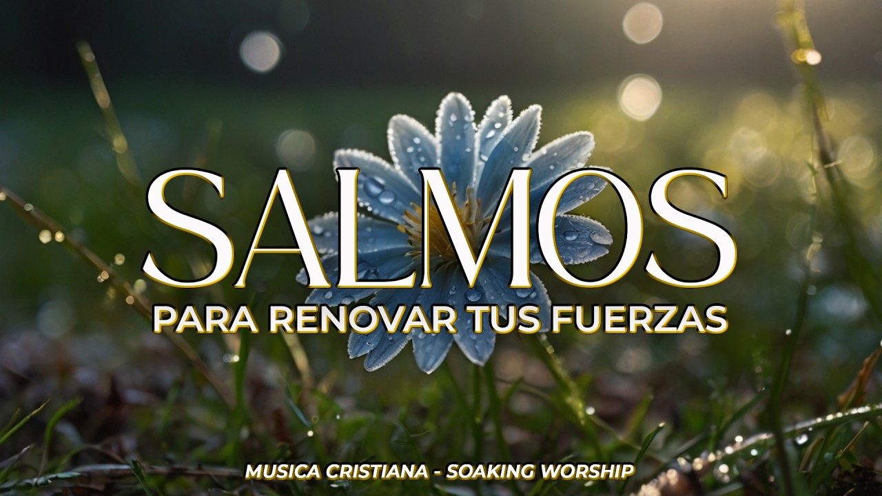 SALMOS CANTADOS para RENOVAR tus FUERZAS 💧🕊️ | Esperanza que PERMANECE en la TORMENTA 🙏